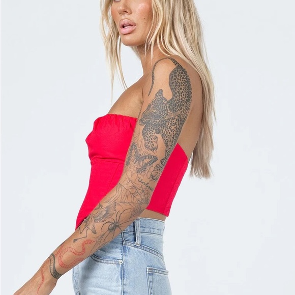 NWOT bad gal bustier corset top Princess Polly - Picture 7 of 11